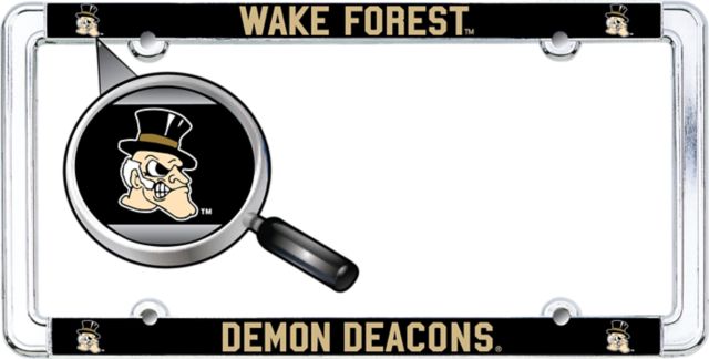 Wake Forest University Demon Deacons Thin Dome License Plate Frame