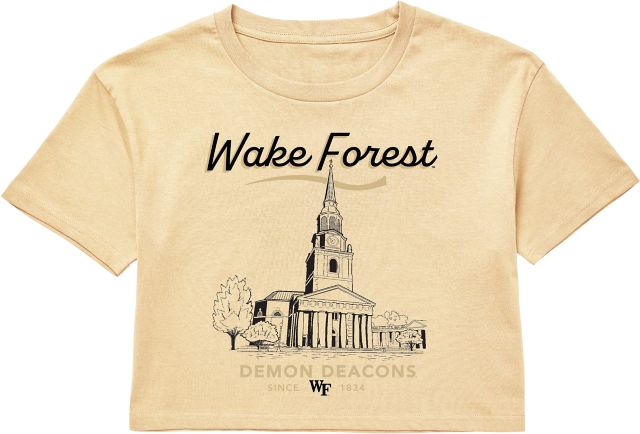 Wake Forest University Demon Deacons Women's Cropped Short Sleeve T-Shirt