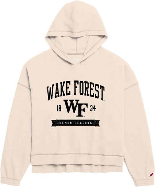 Wake Forest University Demon Deacons Women's Waffle Hooded Sweatshirt