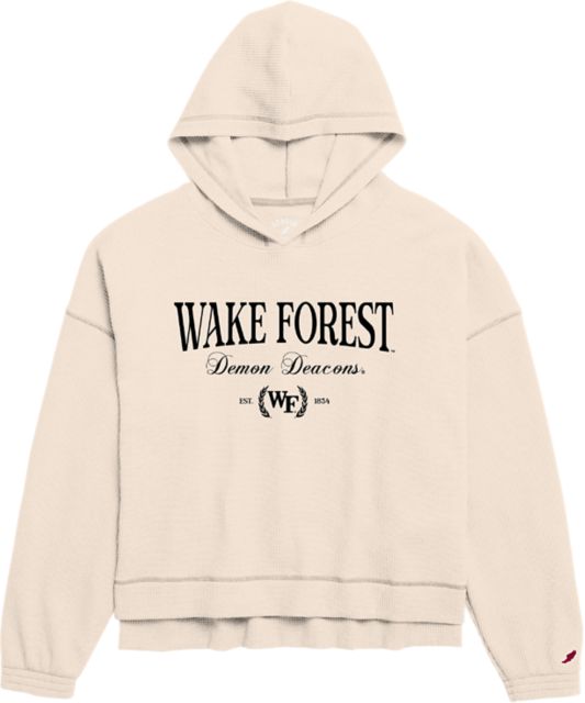 Wake Forest University Demon Deacons Women's Waffle Hooded Sweatshirt