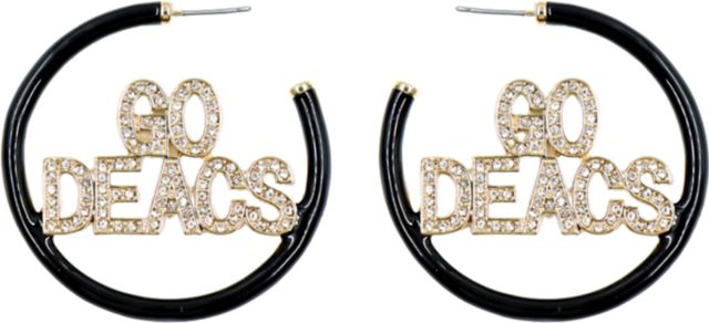 Wake Forest University Hoop Earrings