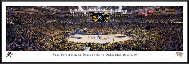 Wake Forest University Standard Framed Basketball Print