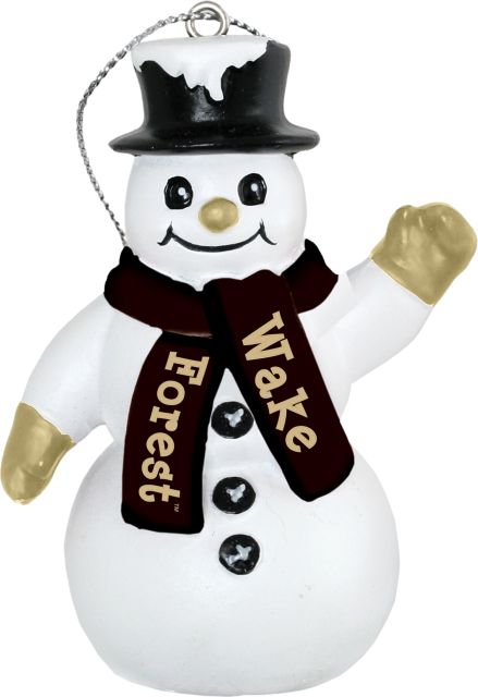 Wake Forest University Demon Deacons Snowman Ornament