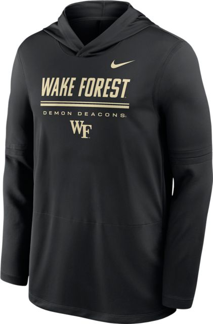 Wake Forest University Dri-Fit Lightweight Hooded Sweatshirt