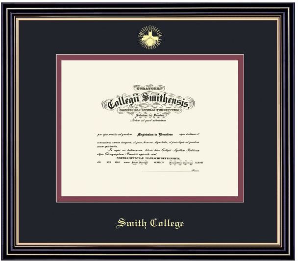Smith College 6'' x 8'' Prestige Diploma Frame