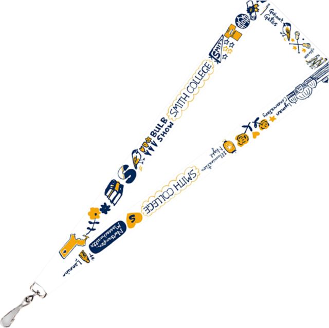 Smith College Julia Gash 3-4'' Satin Lanyard