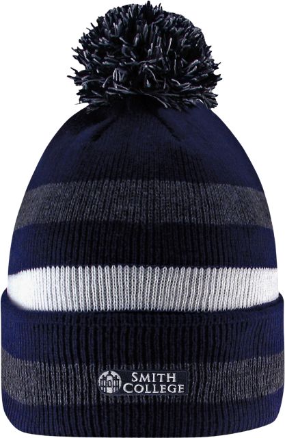 Smith College Cuff Pom Knit Hat