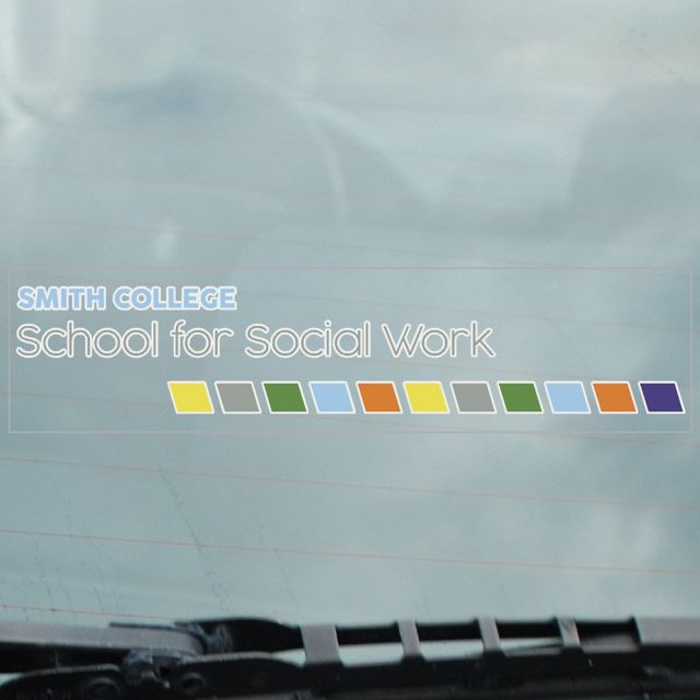 Smith College School of Social Work Cling Decal