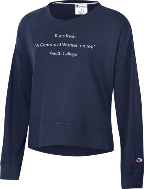 Smith College Women's Suede Crewneck Sweatshirt