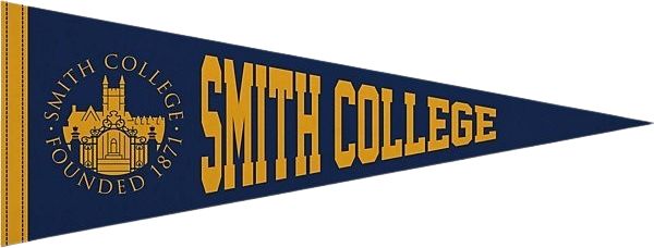 Smith College 9''X24'' Full Color Pennant
