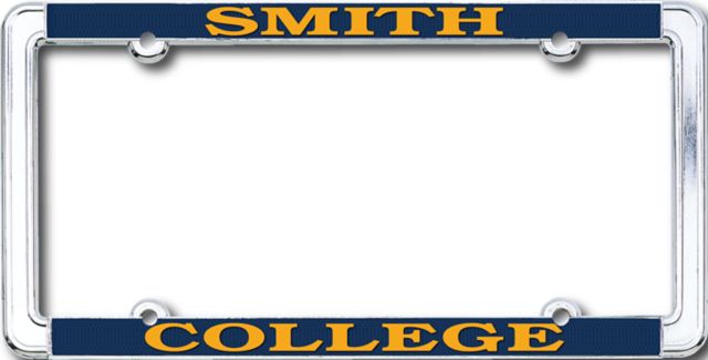 Smith College Thin Rim License Plate Frame