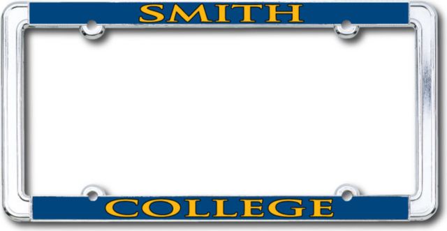 Smith College Thin Rim License Plate Frame