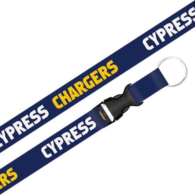 Cypress College Chargers Lanyard with Buckle