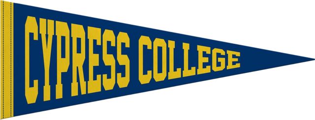 Cypress College 9x24 Pennant