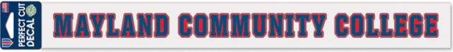 Mayland Community College 2'' x 17'' Perfect Cut Decal