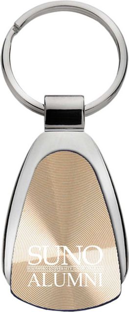 Southern University of New Orleans Alumni Teardrop Keychain