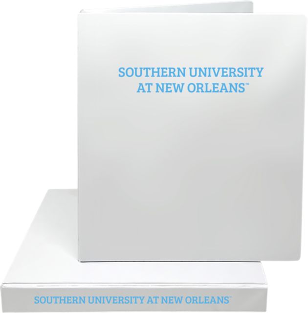 Southern University of New Orleans 1'' Vinyl Binder