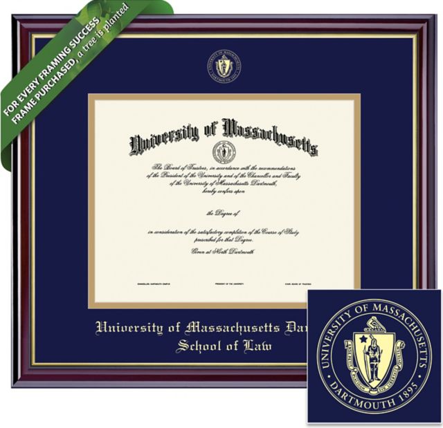 University of Massachusetts Dartmouth 14'' x 17'' Windsor Diploma Frame