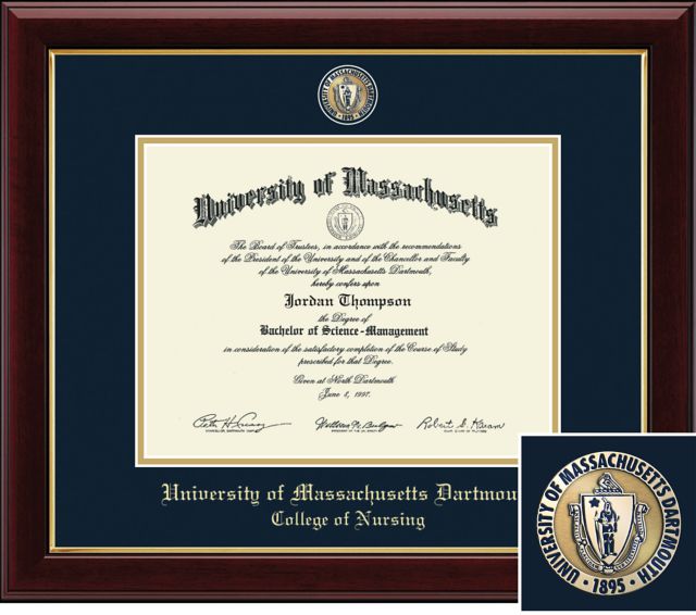 Church Hill Classics Masterpiece Diploma Frame. Bachelors, Masters, PhD. College Of Nursing - ONLINE ONLY