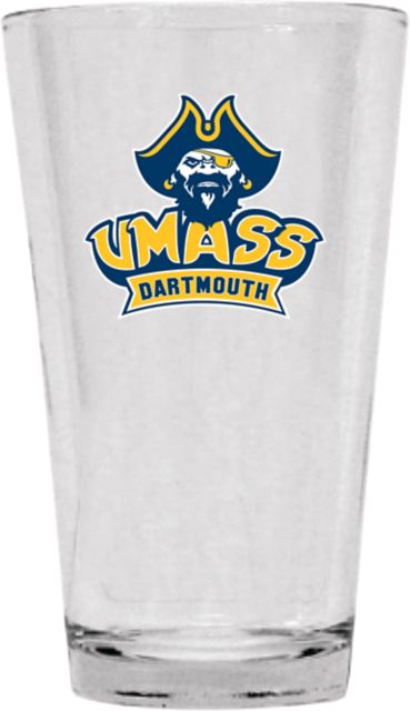 University of Massachusetts Dartmouth Corsairs 16 oz. Glass