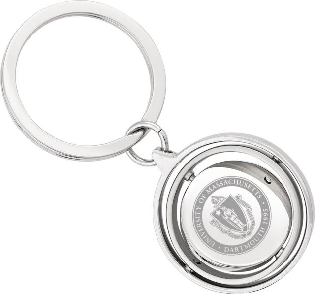 University of Massachusetts Dartmouth Gimball Keychain
