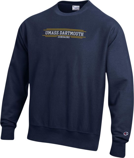 University of Massachusetts Dartmouth Corsairs Reverse Weave Crewneck Sweatshirt