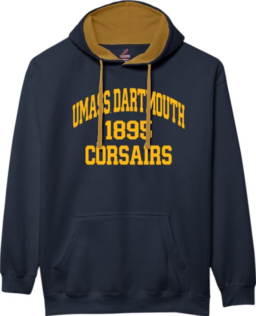 University of Massachusetts Dartmouth Colorblock Hooded Sweatshirt