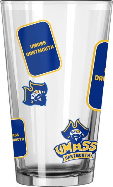 University of Massachusetts Dartmouth 16 oz. Pint Glass