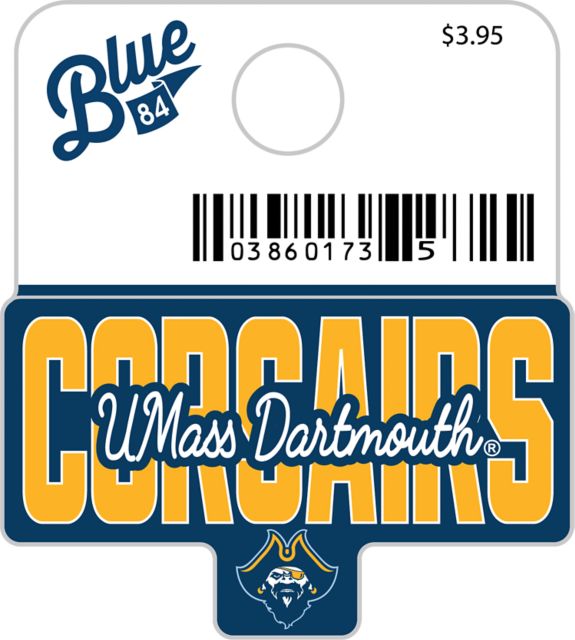 University of Massachusetts Dartmouth Corsairs Mini Sticker