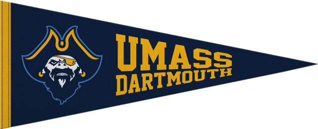 University of Massachusetts Dartmouth 12"X30" Full Color Pennant