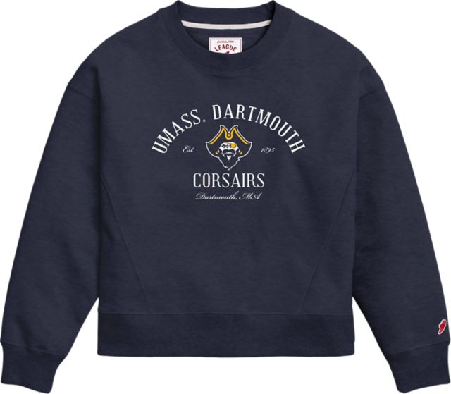 University of Massachusetts Dartmouth Corsairs Women's Boxy Crewneck Sweatshirt