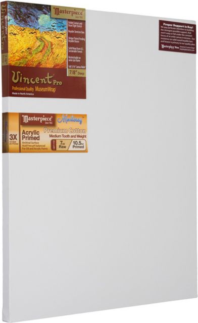 STRETCHED CANVAS MONTERAY 7OZ VINCENT DEPTH 18X24