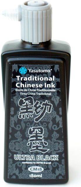 CHINESE INK 180 ML ULTRA BLACK
