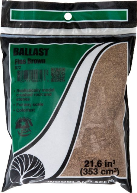 BALLAST AND COAL GROUNDCOVER BROWN FINE