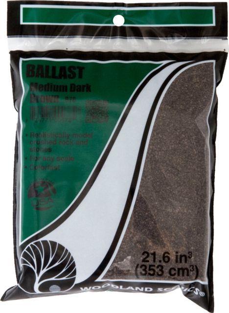 BALLAST AND COAL GROUNDCOVER DARK BROWN MEDIUM