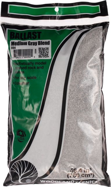 BALLAST AND COAL GROUNDCOVER LIGHT GRAY BLEND