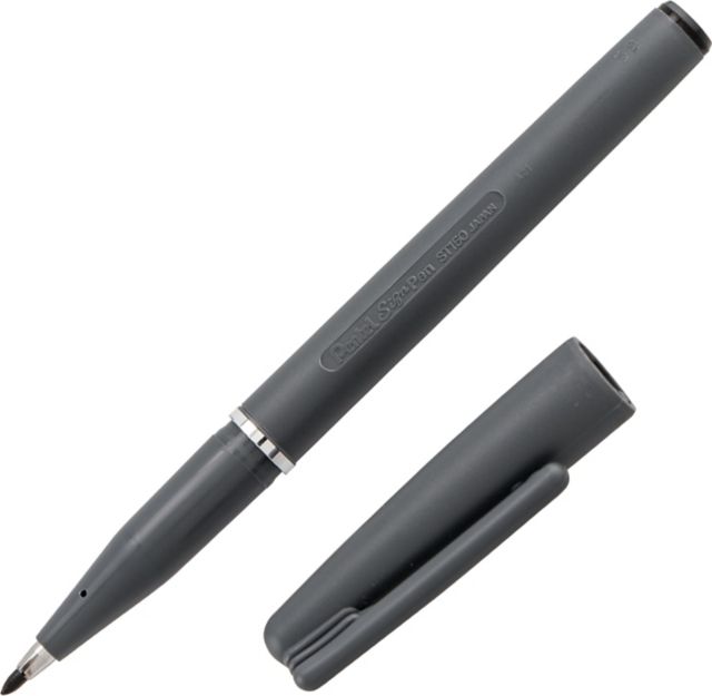 FIBER TIP SIGN PEN BLACK PIGMENTED