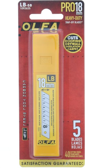 Blades Heavy-Duty Snap-Off 6/Pack