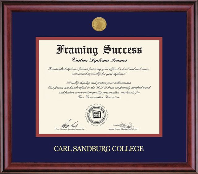 Carl Sandburg College 7'' x 9'' Classic Diploma Frame