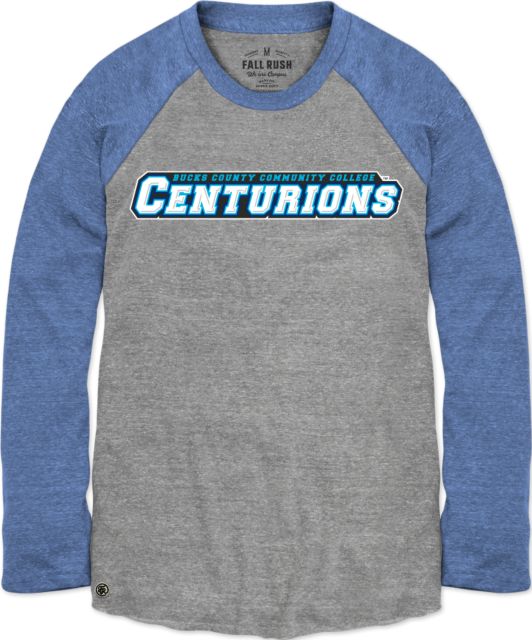 Bucks County Community College Tri-Blend Long Sleeve Baseball T-Shirt