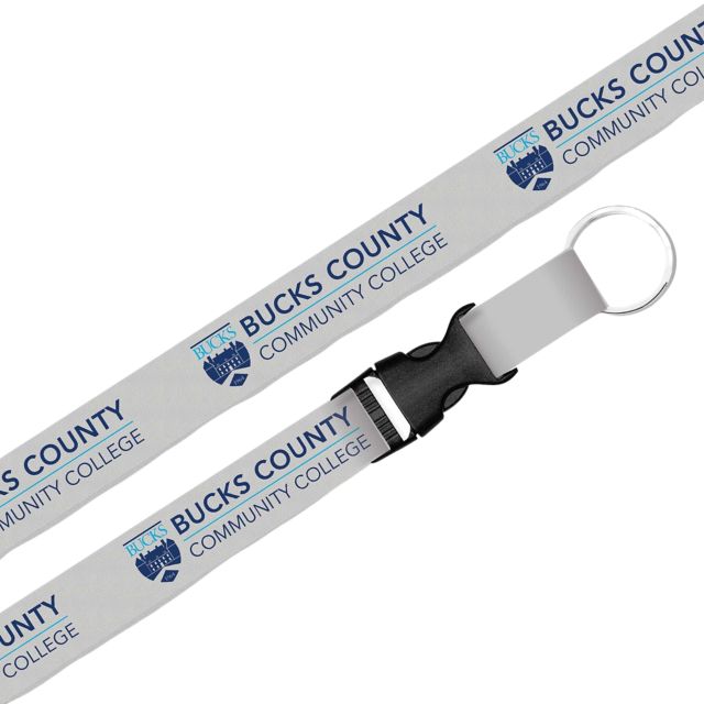 Bucks County Community College Lanyard with Buckle