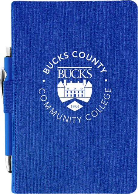 Bucks County Community College Journal with Pen