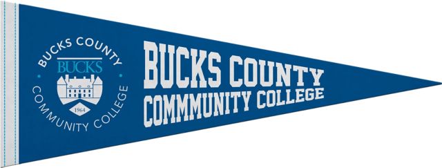 Bucks County Community College 9"X24" Full Color Pennant