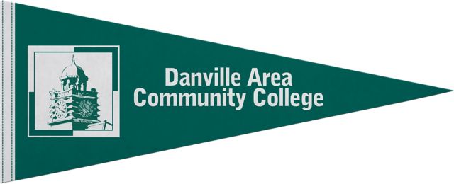 Danville Area Community College 12"X30" Full Color Pennant
