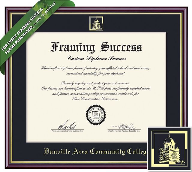 Danville Area Community College 8.5'' x 11'' Value Price Academic Diploma Frame