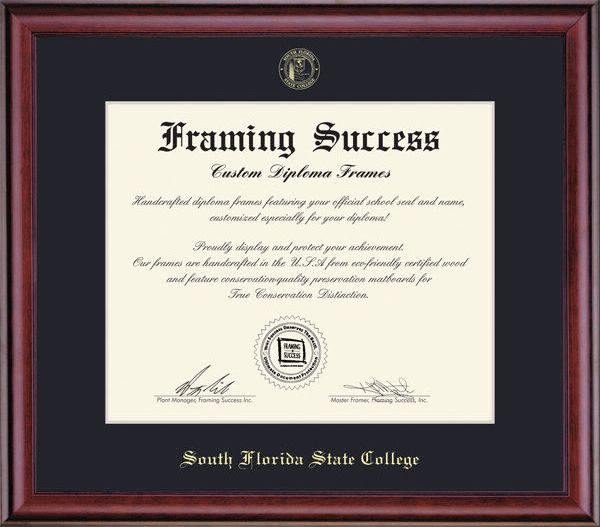 South Florida State College 8.5'' x 11'' Classic Diploma Frame