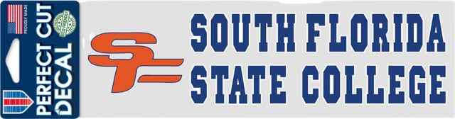 South Florida State College 3'' x 10'' Perfect Cut Decal