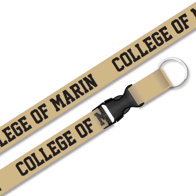 College of Marin Lanyard with Buckle