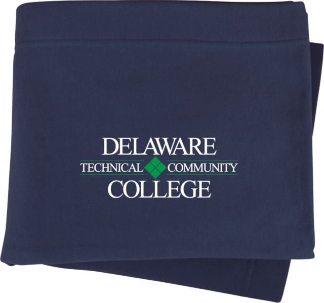 Delaware Technical Community College Sweatshirt Blanket - ONLINE ONLY