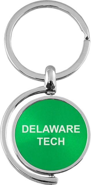 Delaware Technical Community College Spinner Keychain